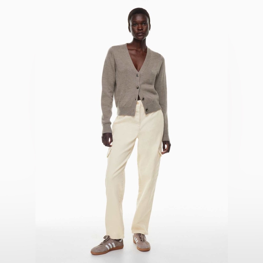 Aritzia Wilfred Free Modern Cargo Pant Gd Birch Light Tan 2 - Picture 2 of 14